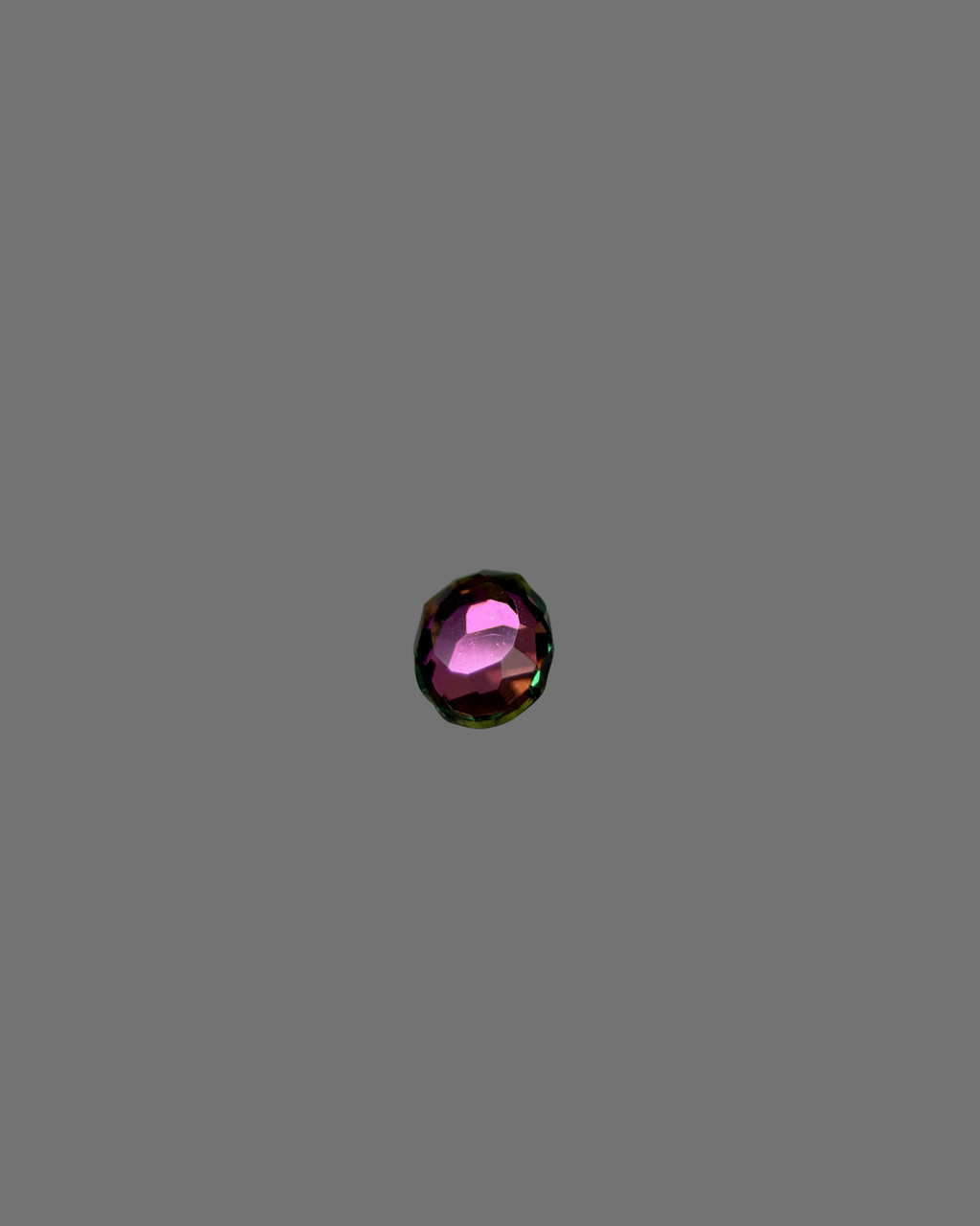 Piedra Circular Rosa y Verde